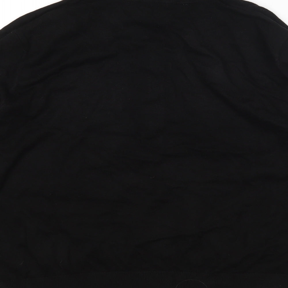 H&M Womens Black   Pullover Jumper Size L