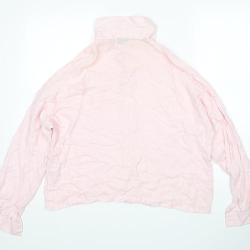 Topshop Womens Pink   Basic Button-Up Size 14