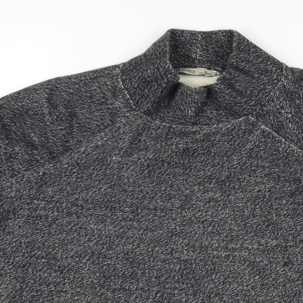Zara Womens Grey   Pullover Jumper Size S