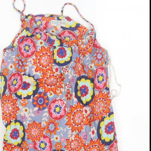 M&S Girls Multicoloured Floral  Playsuit One-Piece Size 13 Years