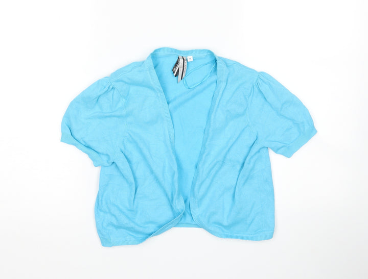 New Look Womens Blue   Cardigan Jumper Size 14