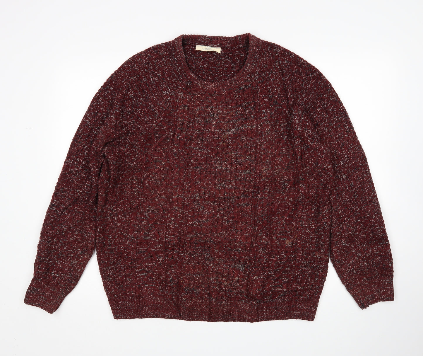 Primark Mens Red   Pullover Jumper Size L