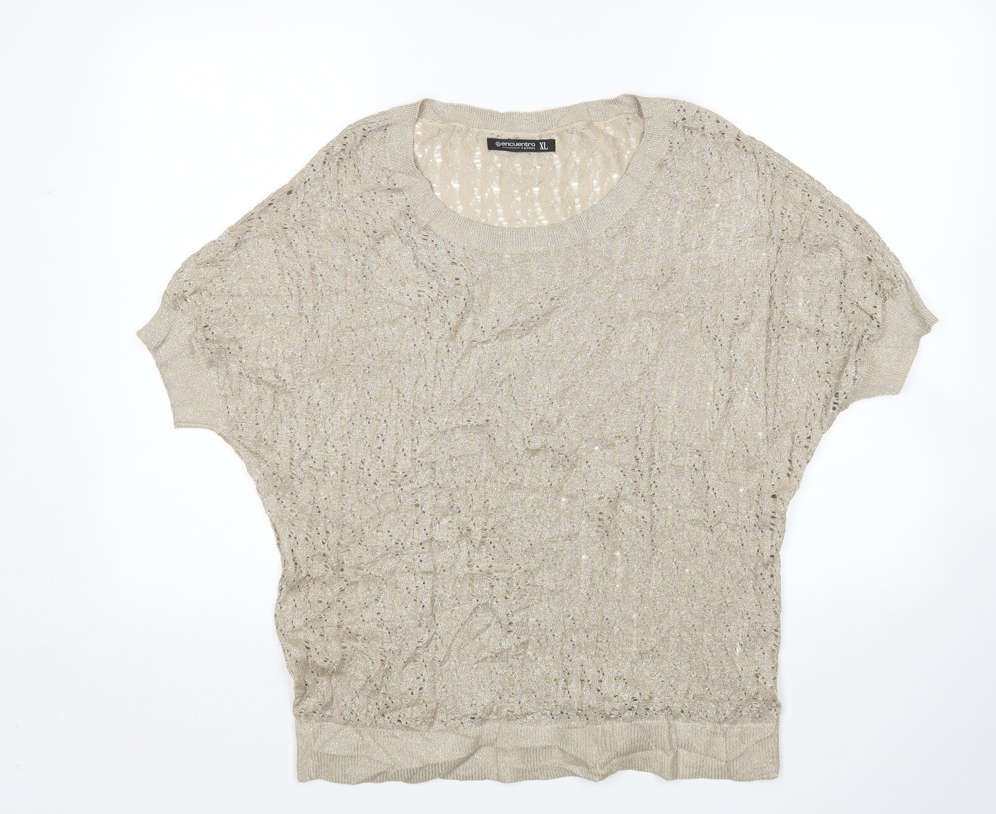 Encuentro Womens Brown   Pullover Jumper Size XL