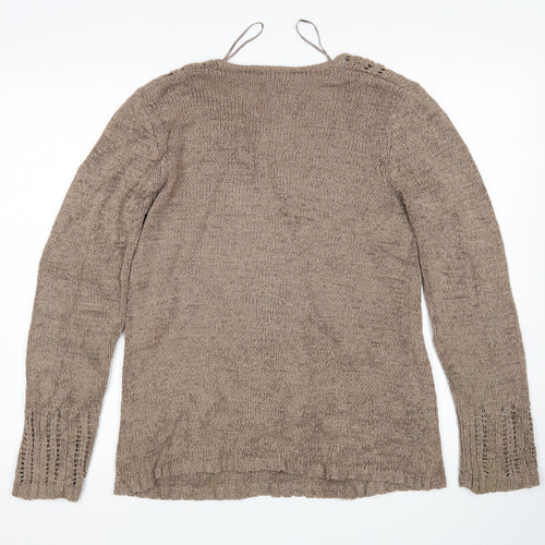 BHS Womens Brown   Pullover Jumper Size 14