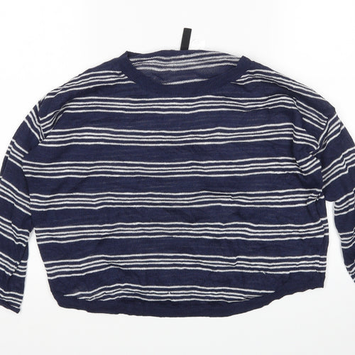 H&M Womens Multicoloured Striped  Pullover Jumper Size S