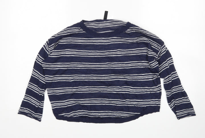H&M Womens Multicoloured Striped  Pullover Jumper Size S
