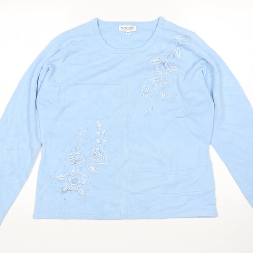 Fay Louise Womens Blue   Pullover Jumper Size XL