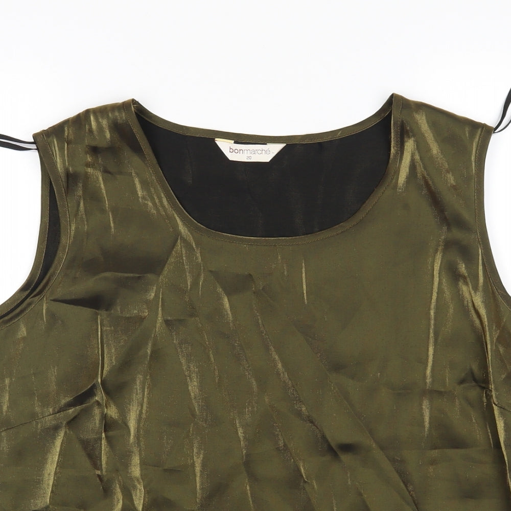 Bonmarche Womens Green   Basic Blouse Size 20