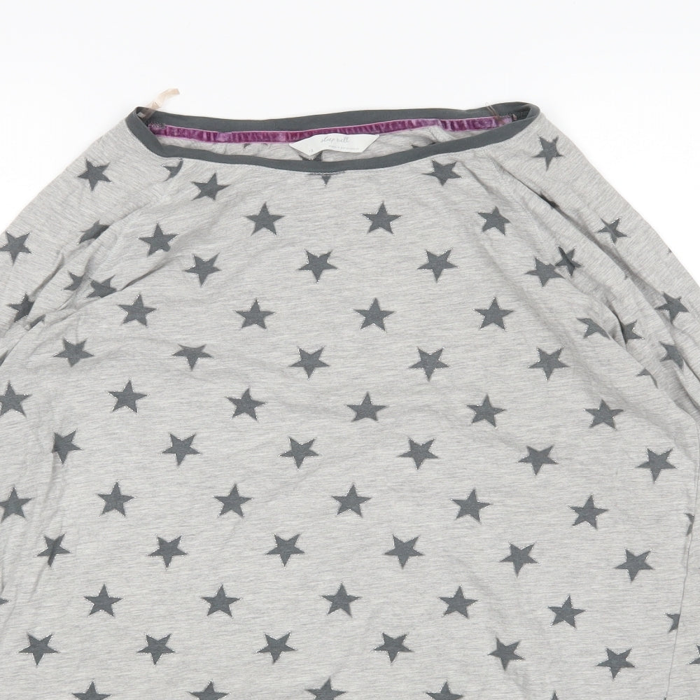 M&S Womens Grey   Top Nightshirt Size 12