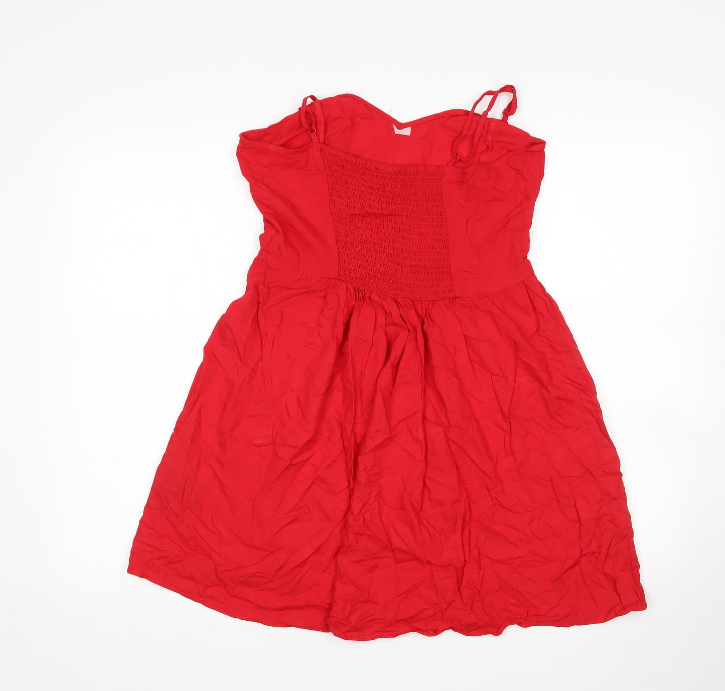 H&M Womens Red   Basic Tank Size 12