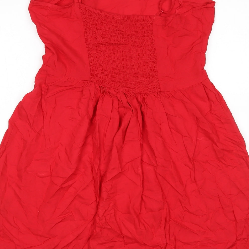 H&M Womens Red   Basic Tank Size 12