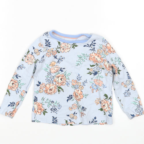 Nutmeg Girls Multicoloured Floral  Basic T-Shirt Size 12-18 Months