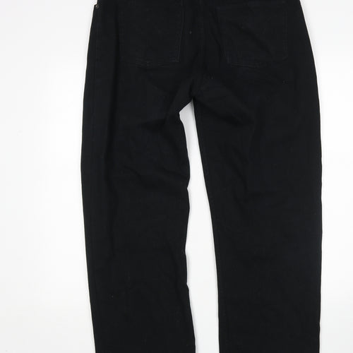 George Mens Black   Straight Jeans Size 36 L29 in