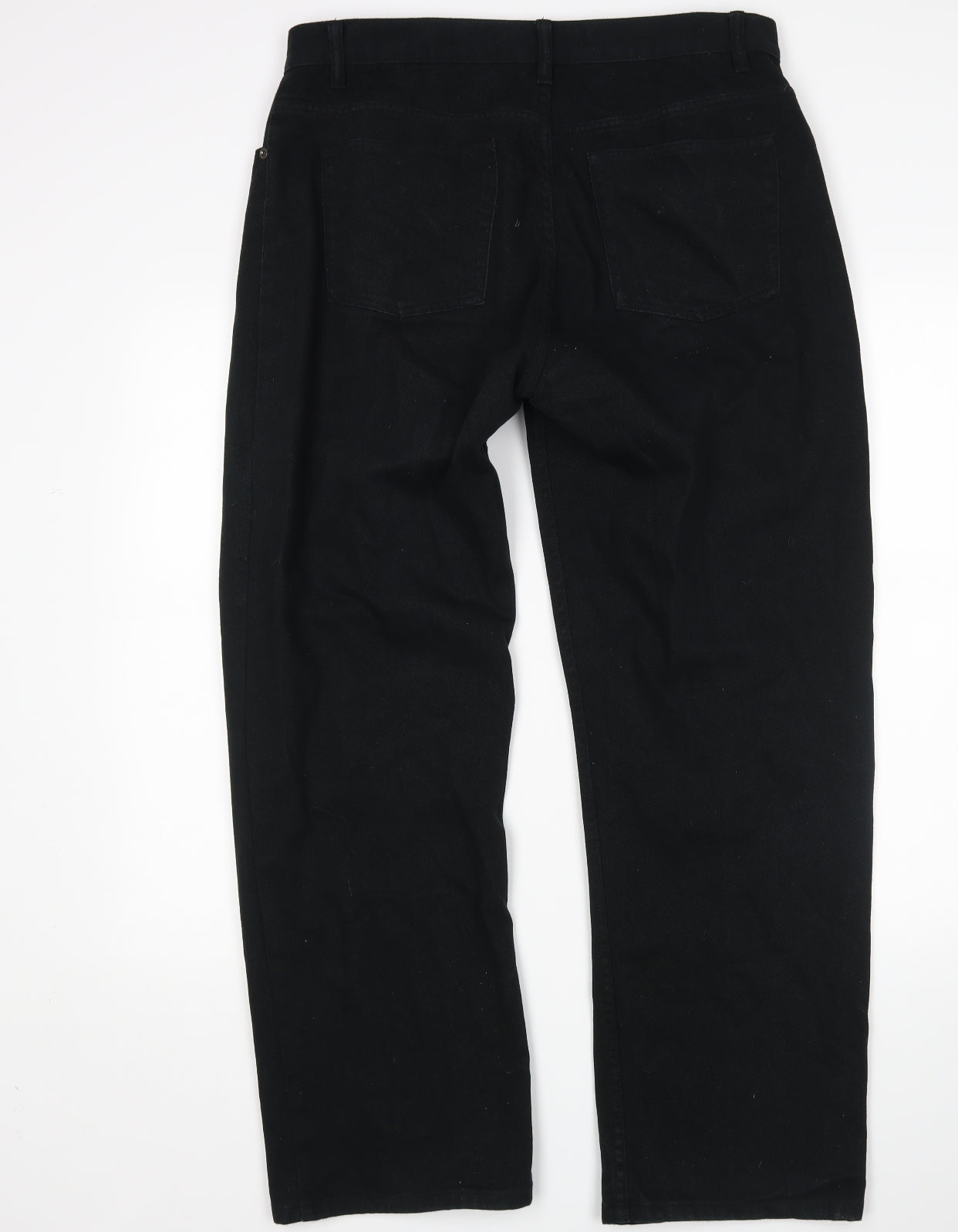 George Mens Black   Straight Jeans Size 36 L29 in