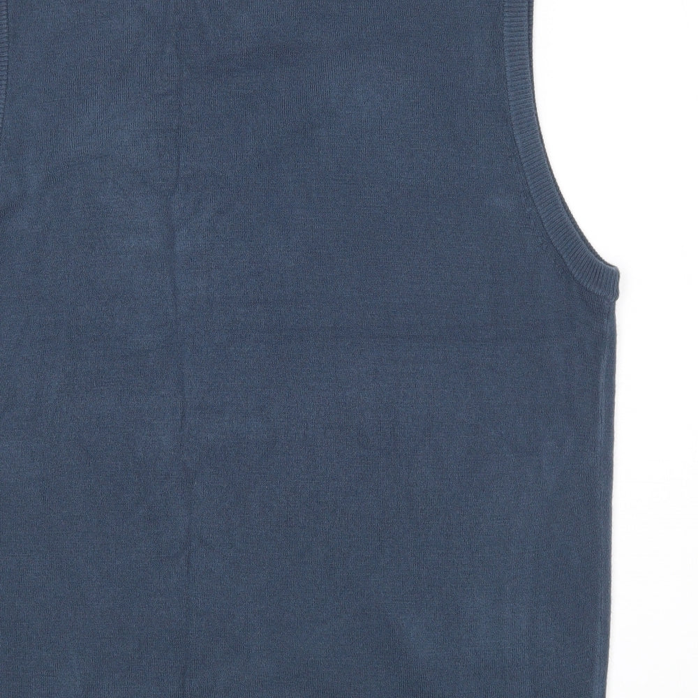TU Mens Blue   Vest Jumper Size XL