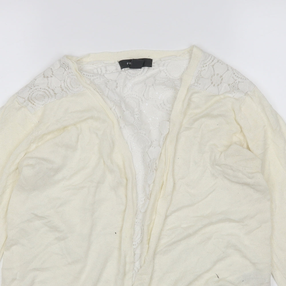 Primark Womens Ivory   Cardigan Jumper Size S