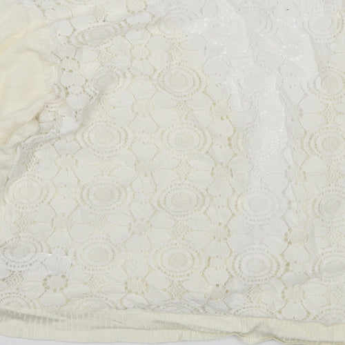 Primark Womens Ivory   Cardigan Jumper Size S