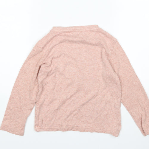 Primark Girls Pink   Pullover Jumper Size 6-7 Years