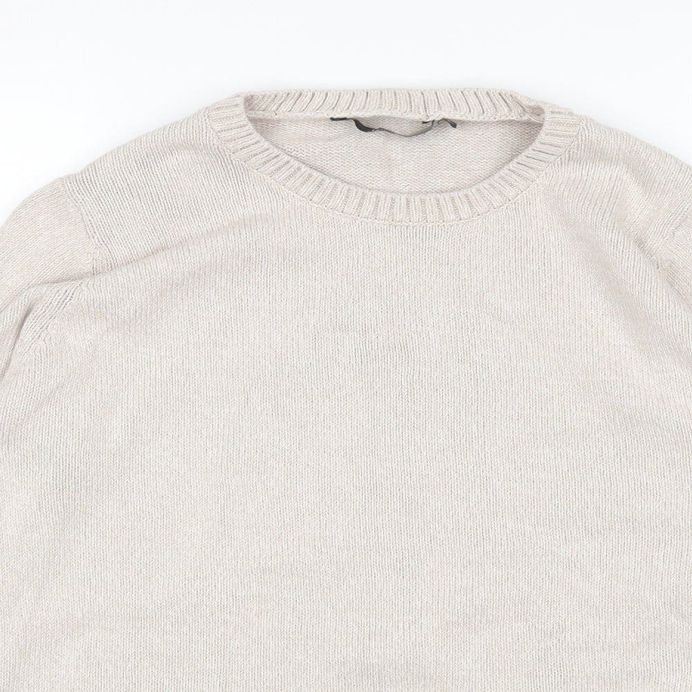 Isle Womens Beige   Pullover Jumper Size S