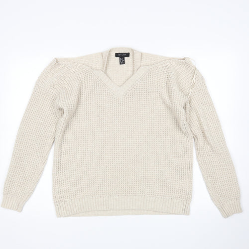 New Look Womens Beige   Pullover Jumper Size S