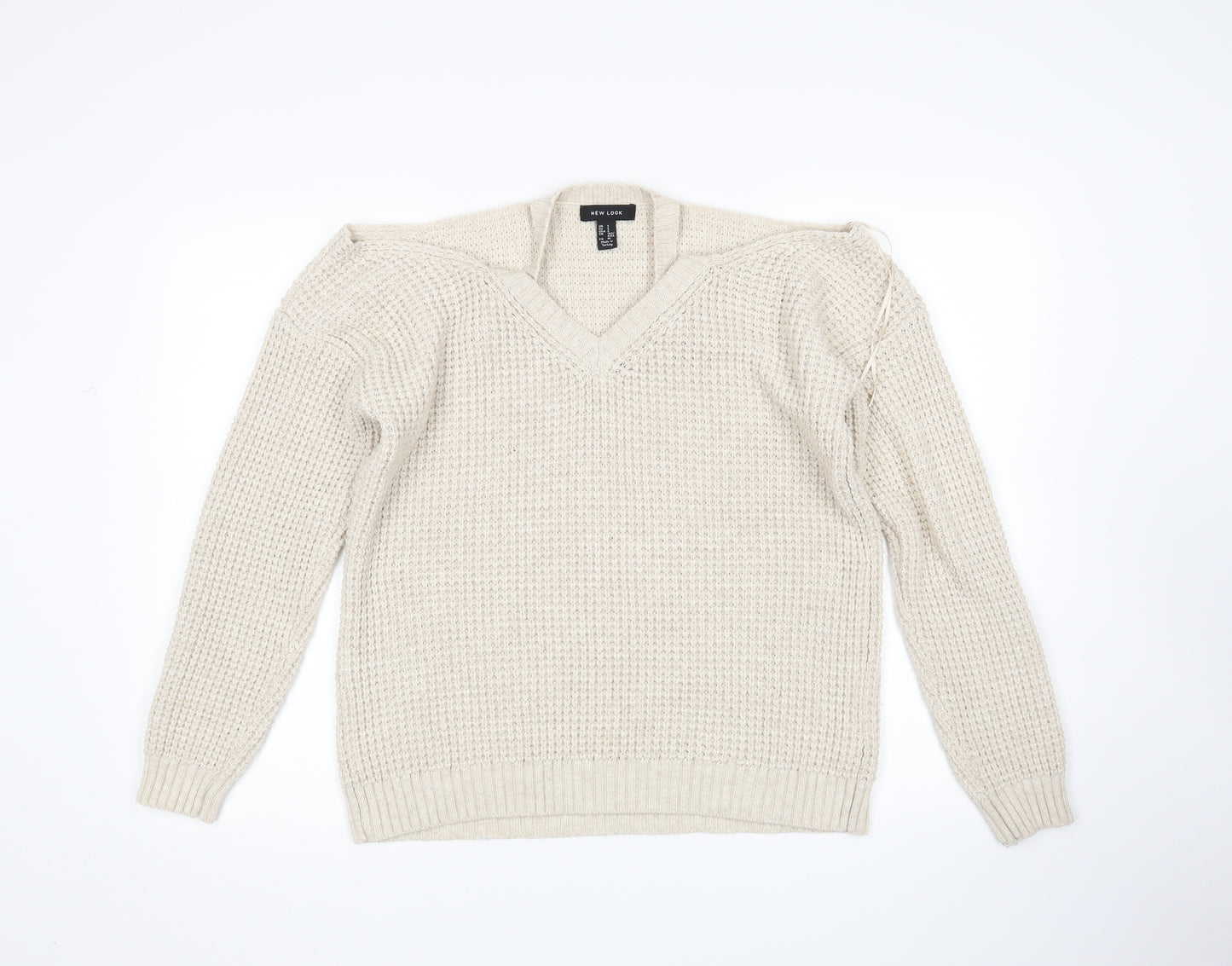 New Look Womens Beige   Pullover Jumper Size S