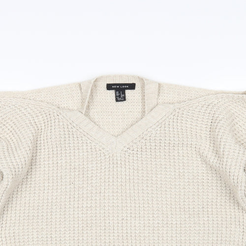 New Look Womens Beige   Pullover Jumper Size S