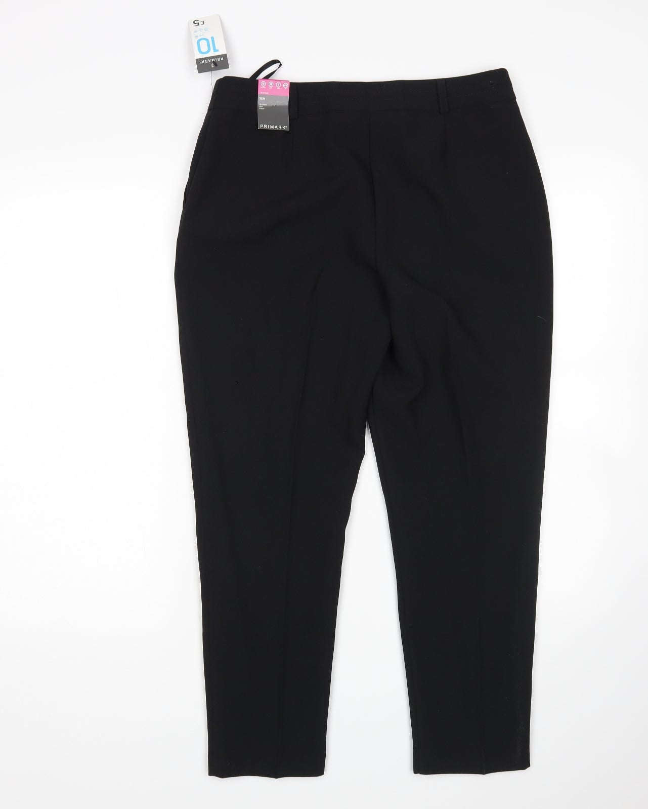 Primark Womens Black   Trousers  Size 10 L26 in