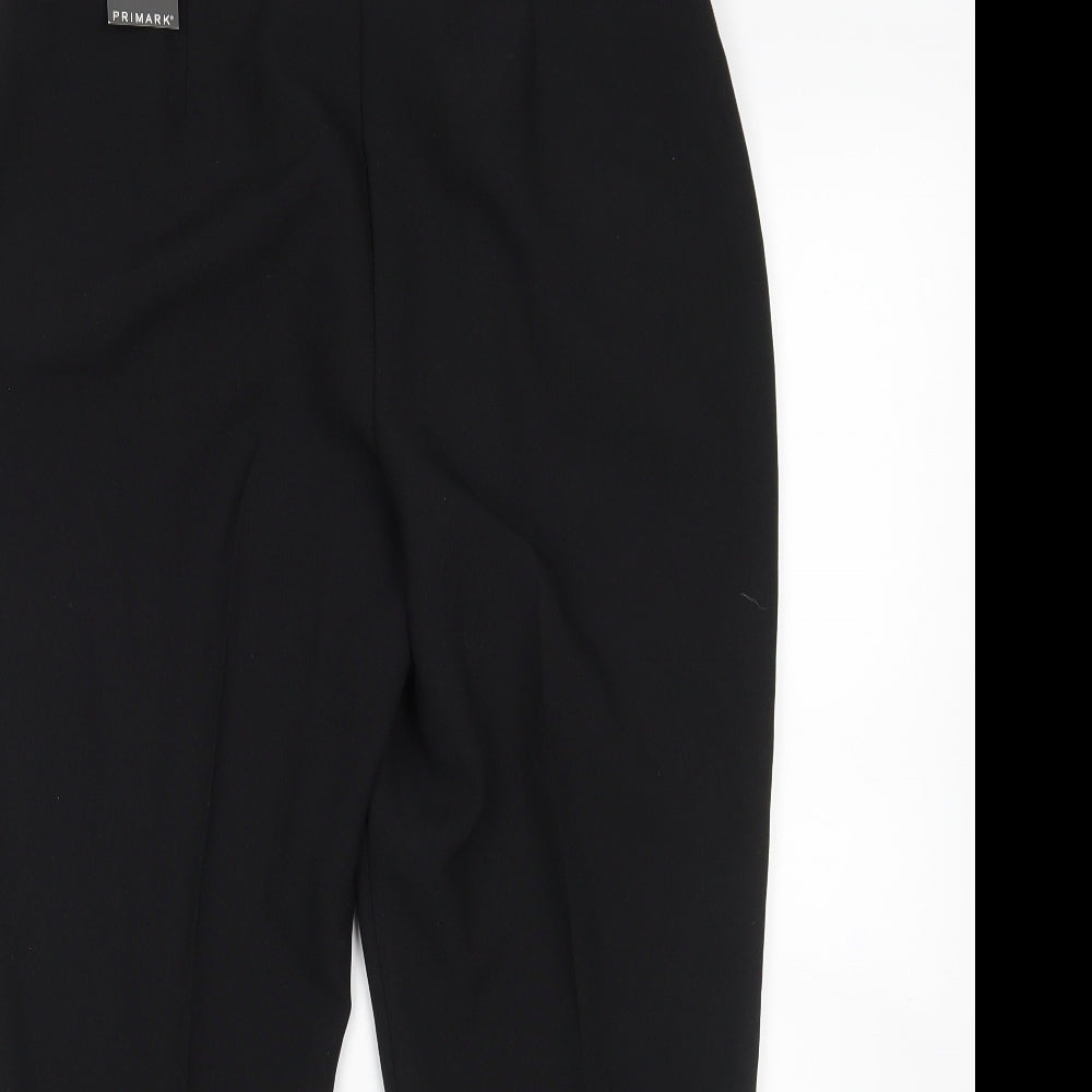 Primark Womens Black   Trousers  Size 10 L26 in