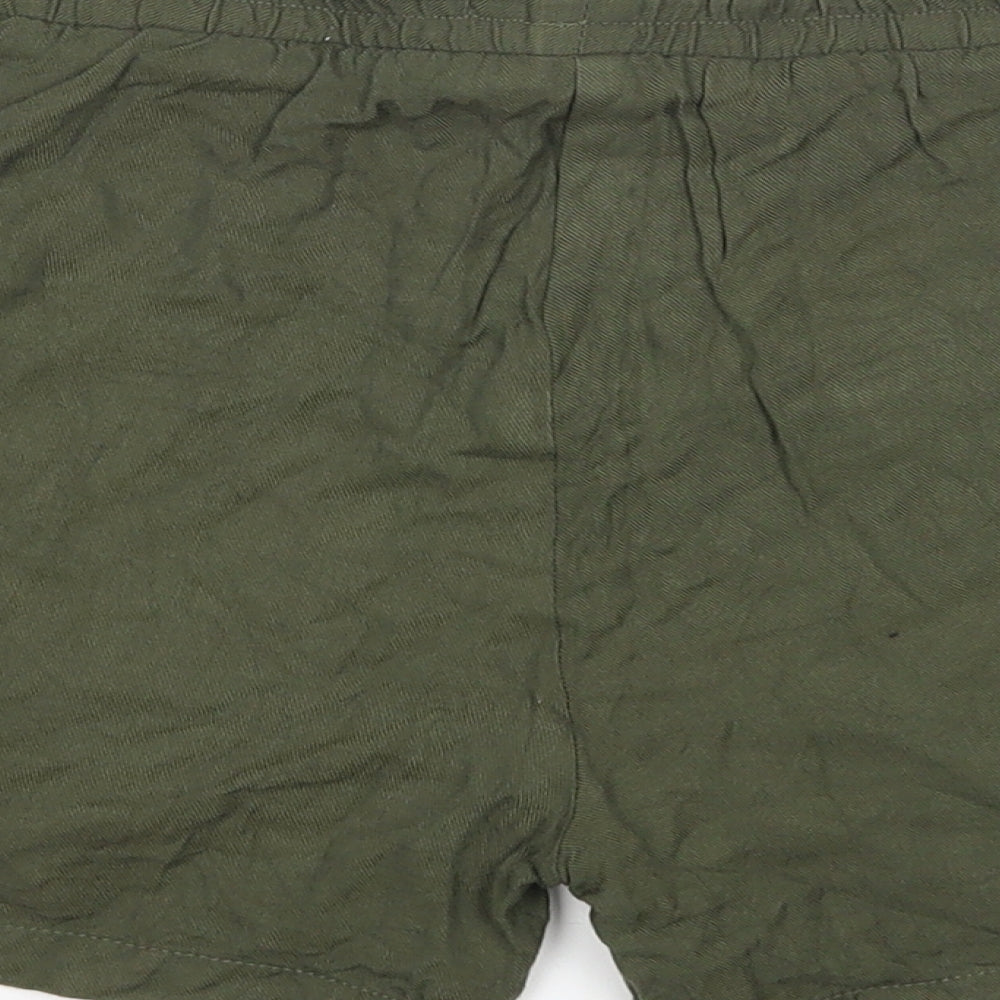 Peacocks Womens Green   Culotte Shorts Size 8