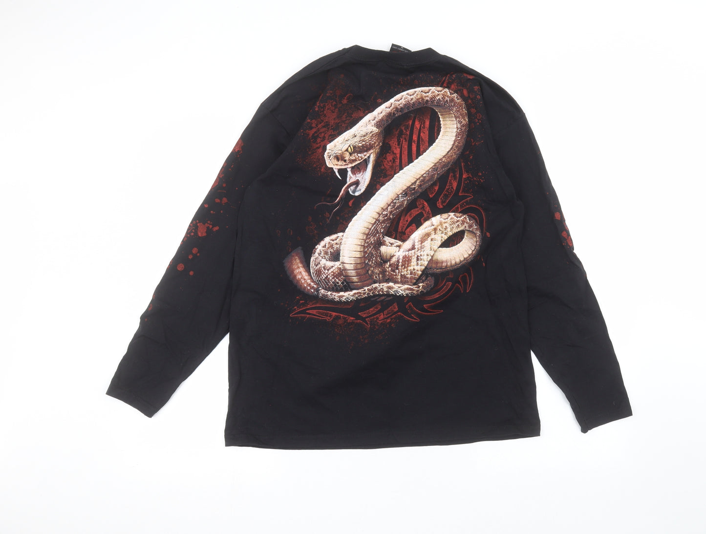 Spiral Mens Black    T-Shirt Size M