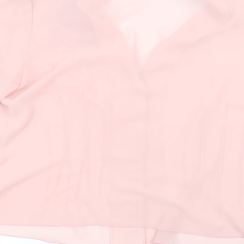 Country Casuals Womens Pink   Basic Button-Up Size 14