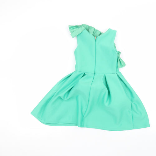 Ted Baker Girls Green   A-Line  Size 7 Years