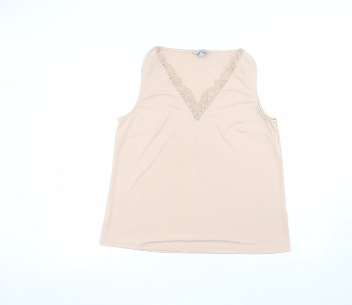 H&M Womens Pink Basic Blouse Size M