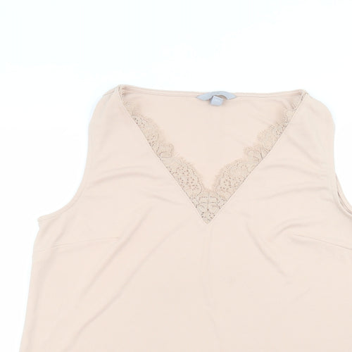 H&M Womens Pink   Basic Blouse Size M
