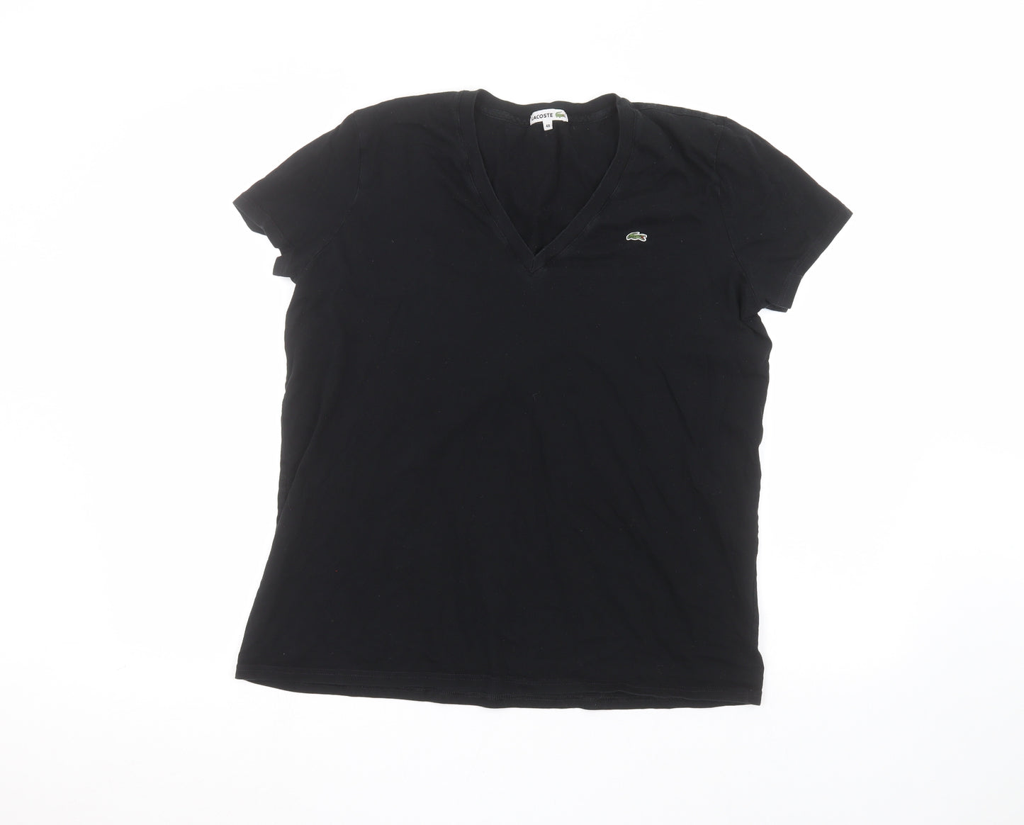 Lacoste Womens Black   Basic T-Shirt Size 20
