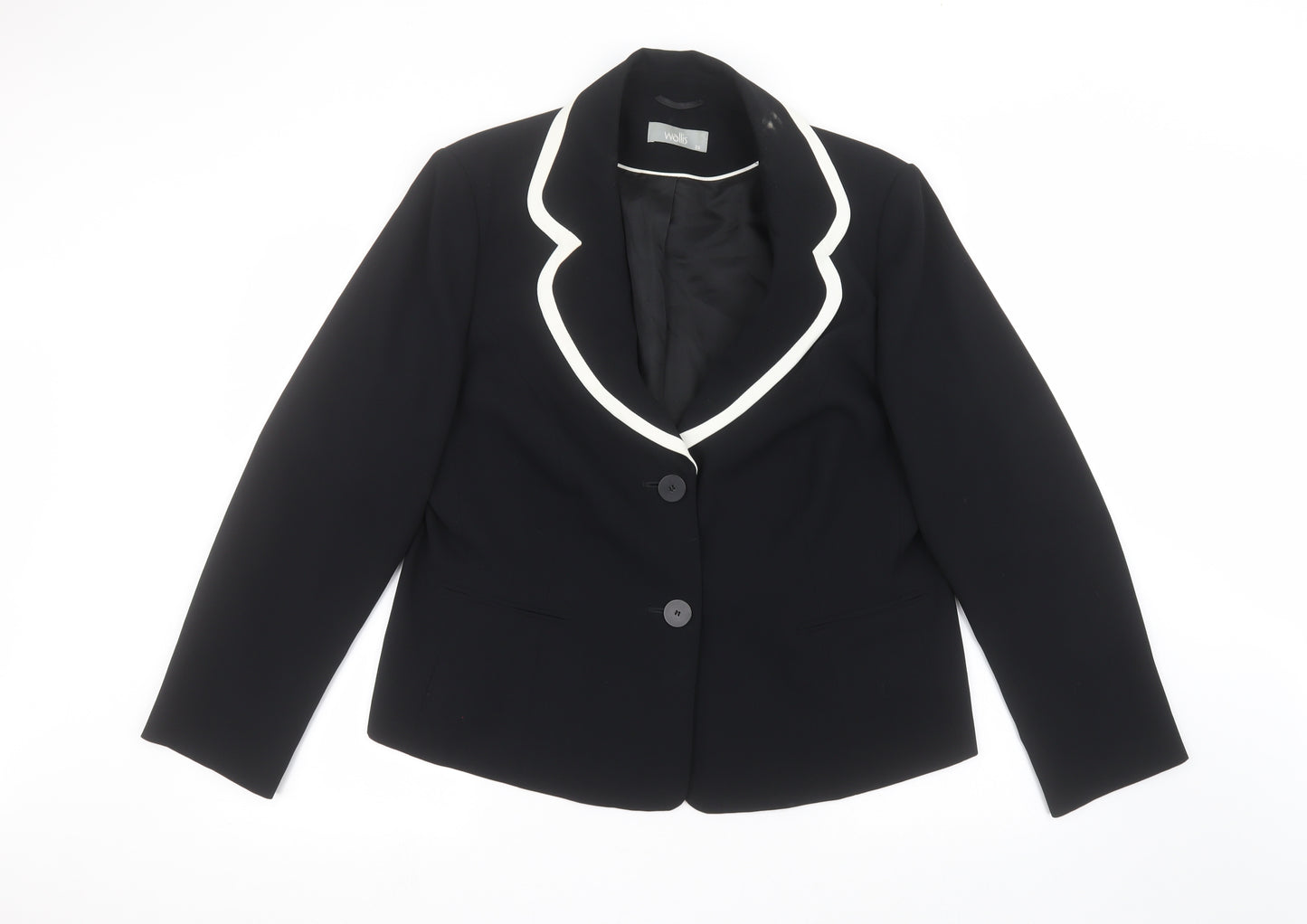 Wallis Womens Black   Jacket  Size 20