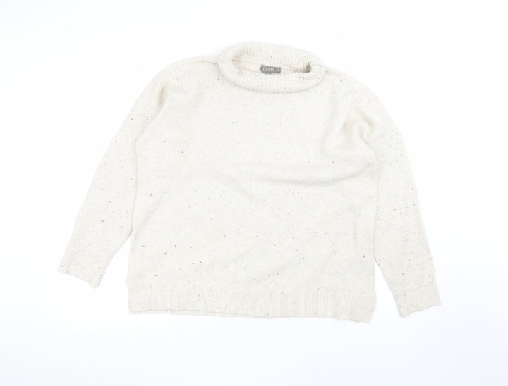 Oasis Womens White   Pullover Jumper Size M