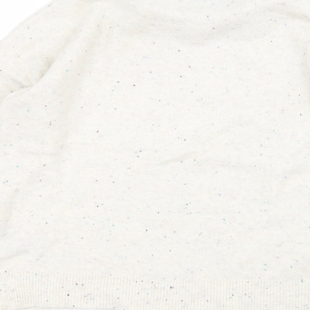 Oasis Womens White   Pullover Jumper Size M