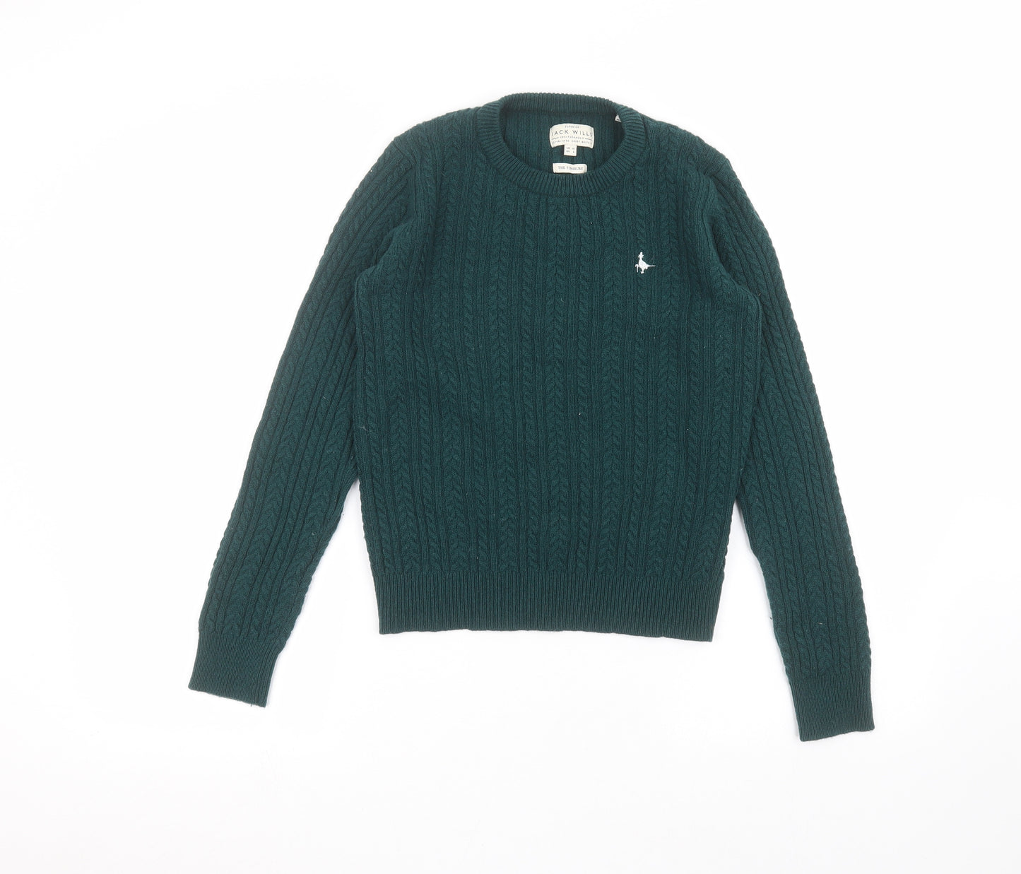 Jack Wills Womens Green   Pullover Jumper Size 10