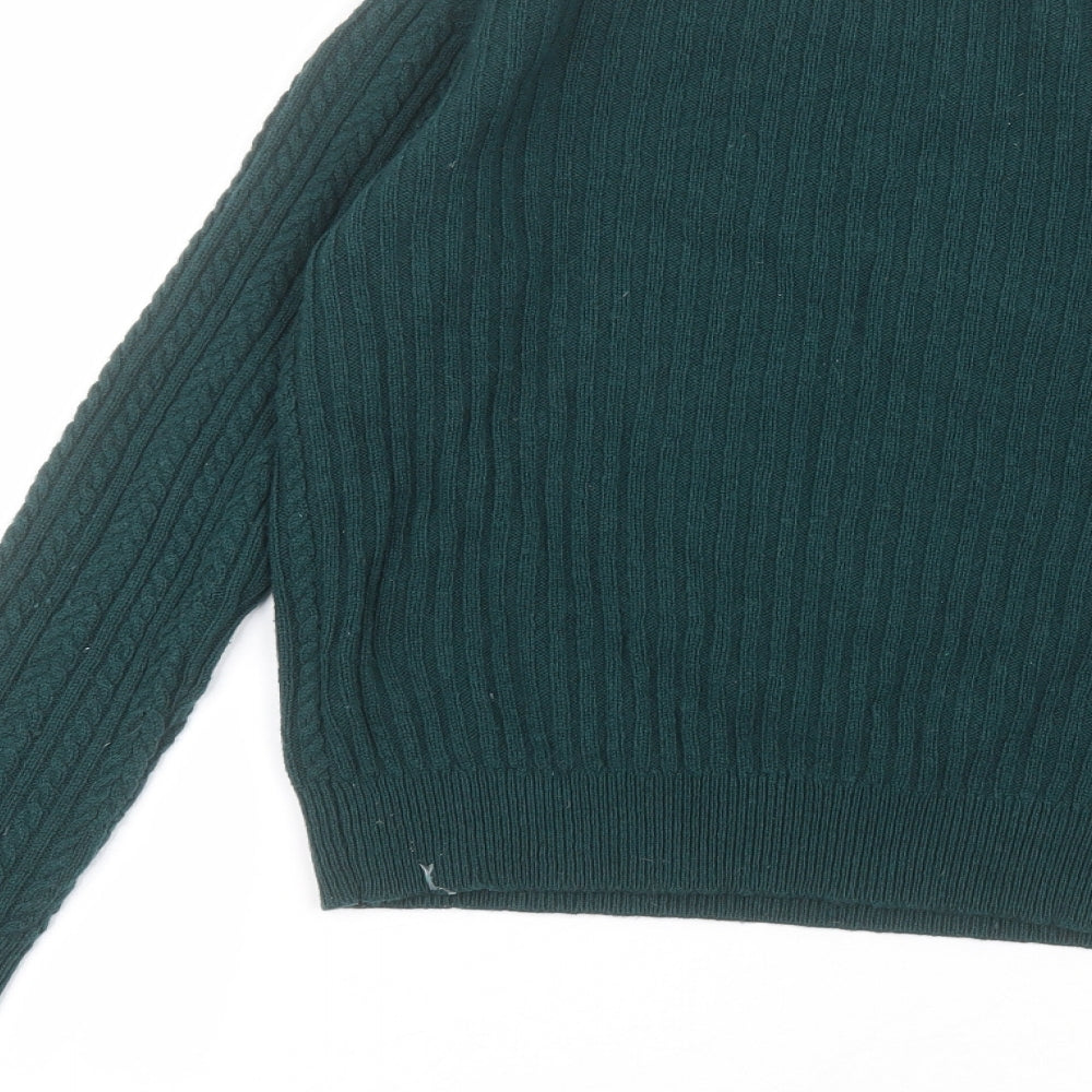 Jack Wills Womens Green   Pullover Jumper Size 10