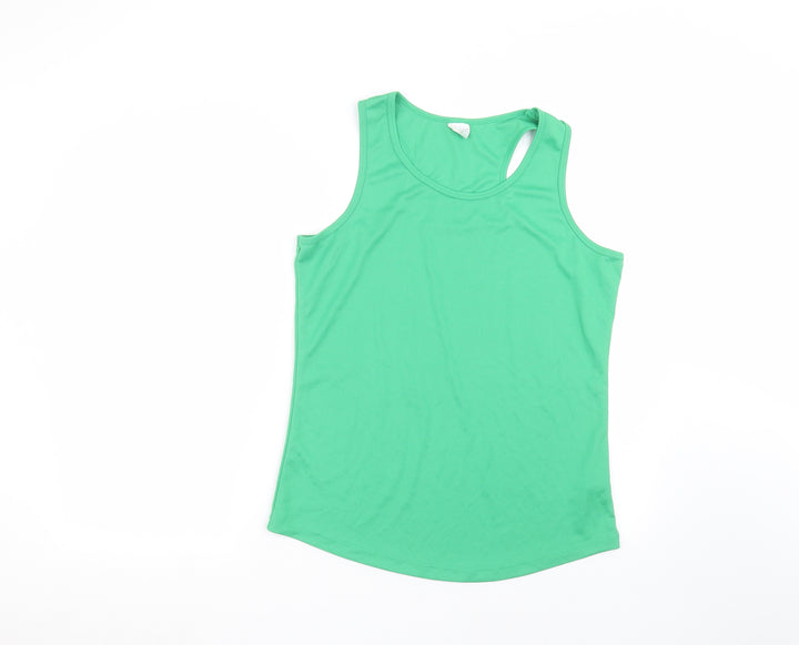 Awdis Womens Green Basic Tank Size L
