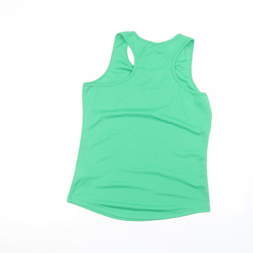Awdis Womens Green   Basic Tank Size L