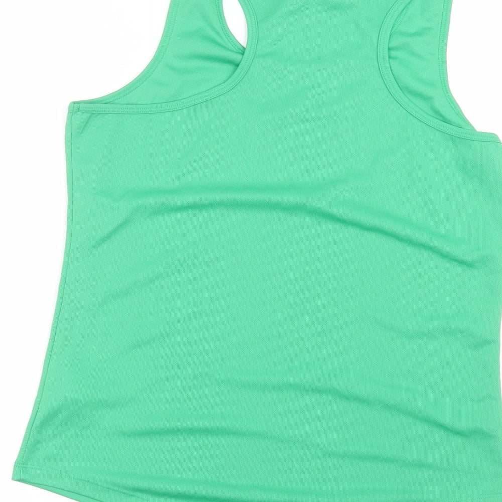 Awdis Womens Green   Basic Tank Size L