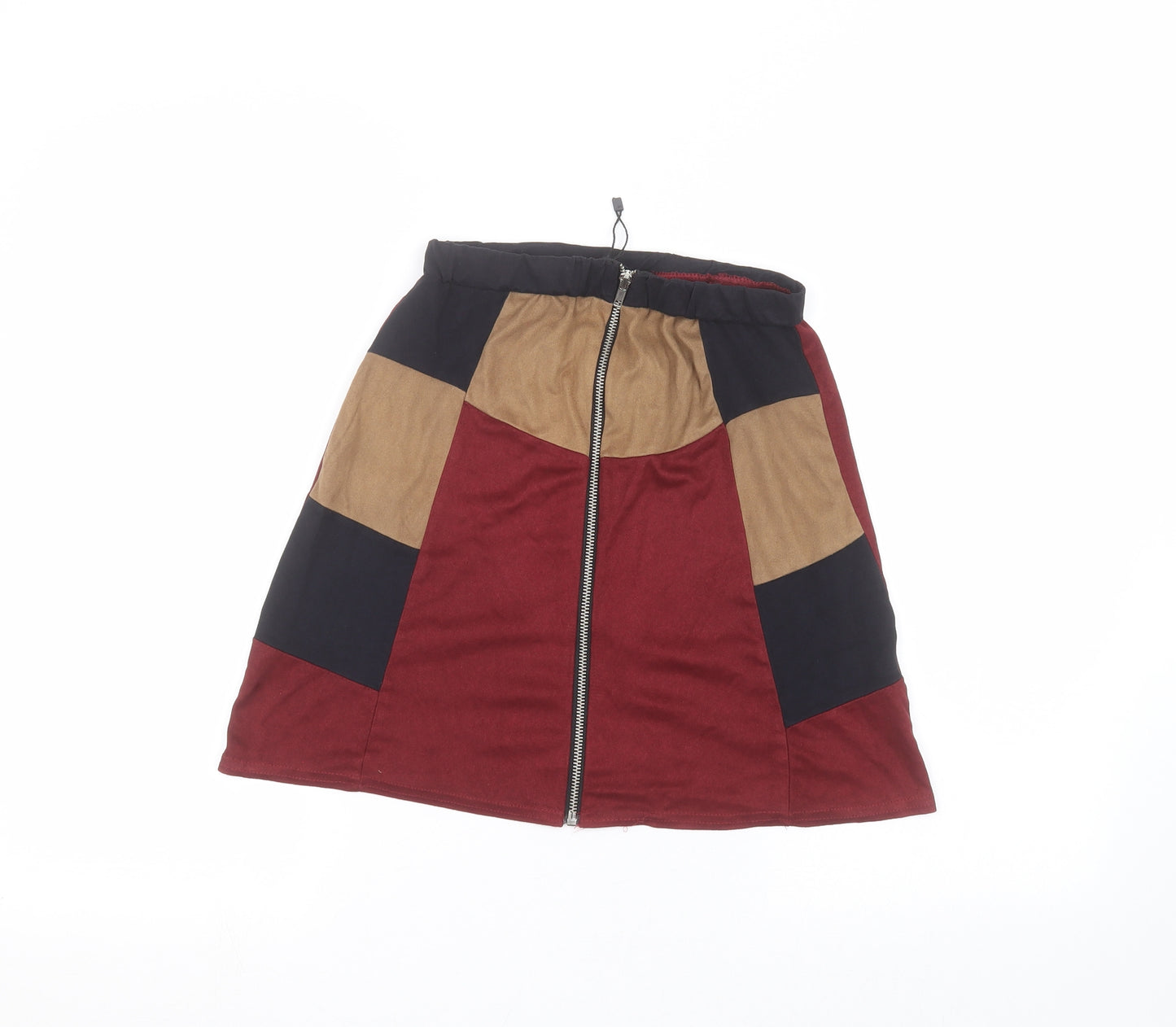 Boohoo Womens Red   Mini Skirt Size 10