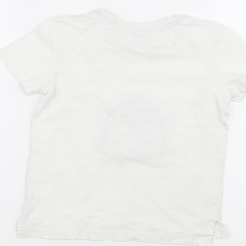 George Boys White   Basic T-Shirt Size 3-4 Years