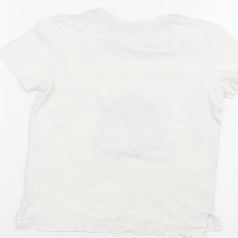 George Boys White   Basic T-Shirt Size 3-4 Years