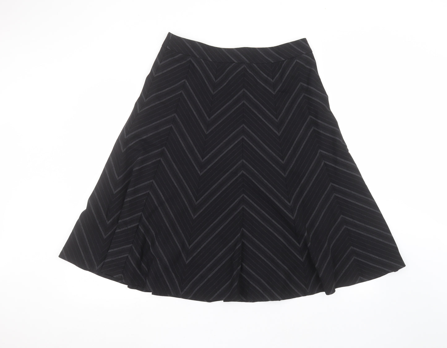 Marks and Spencer Womens Black   A-Line Skirt Size 14