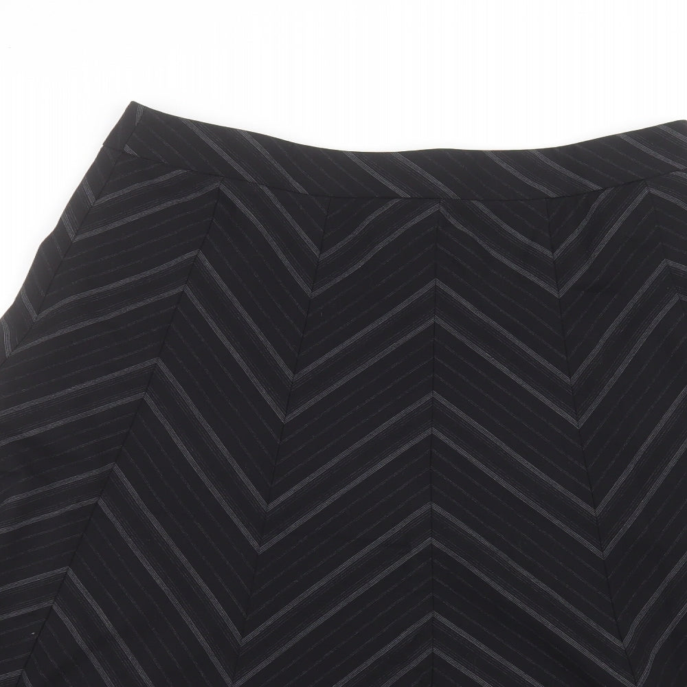 Marks and Spencer Womens Black   A-Line Skirt Size 14