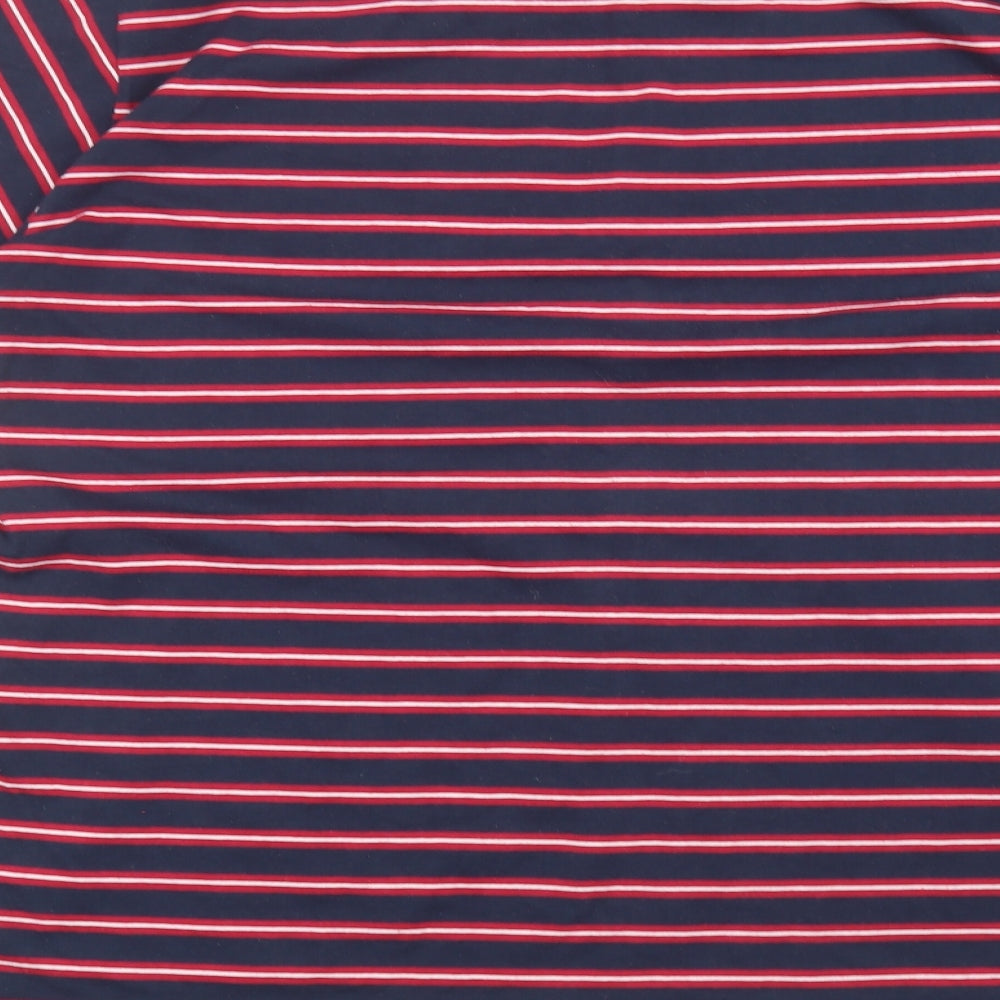 Oak valley Mens Blue Striped   T-Shirt Size 2XL