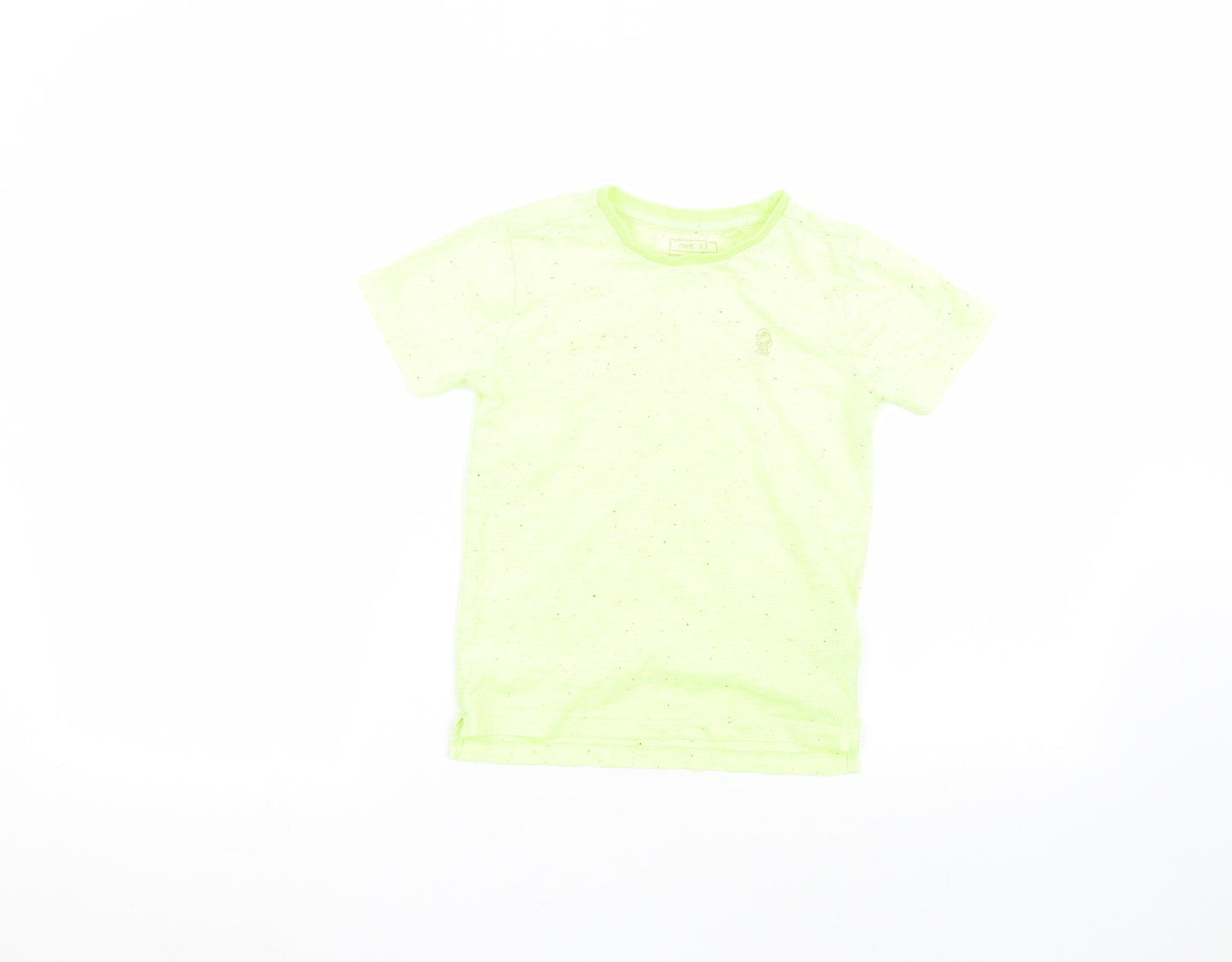 NEXT Boys Yellow Polka Dot  Basic T-Shirt Size 4 Years